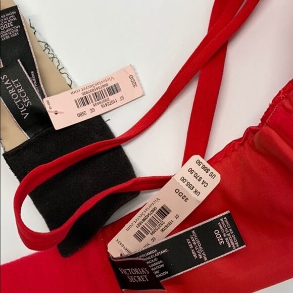 🔥 lot 2  VICTORIA SECRET BRA 32DD push-up multi-way strapless New - Picture 8 of 8